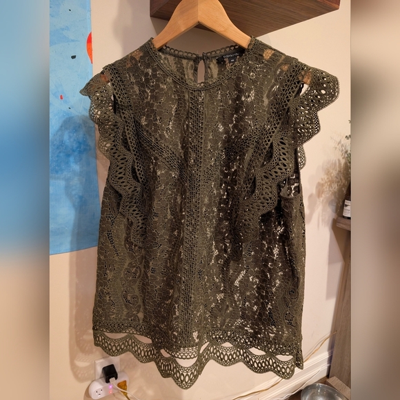 Green Comma lace top (EU 46) - Picture 5 of 7